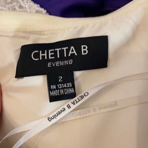 White Chetta B gown size 2